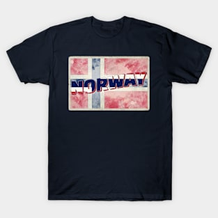 Norway Vintage style retro souvenir T-Shirt